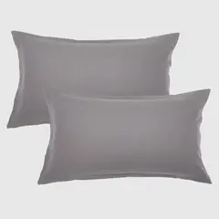BASEMENT HOME - Set de 2 Fundas de Almohada Lino