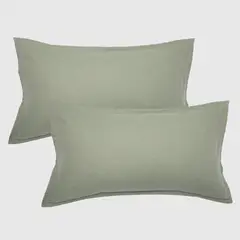 BASEMENT HOME - Set de 2 Fundas de Almohadas Lino