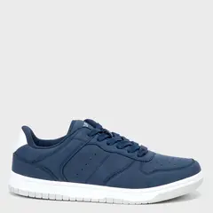BEARCLIFF - Zapatilla Urbana Azul Suela De Goma
