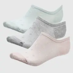 BLU - Pack de 3 Calcetines Cortos Mujer Algodón