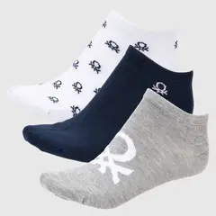 BENETTON - Pack de 3 Calcetines Mujer