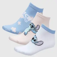 DISNEY - Pack de 3 Calcetines Mujer
