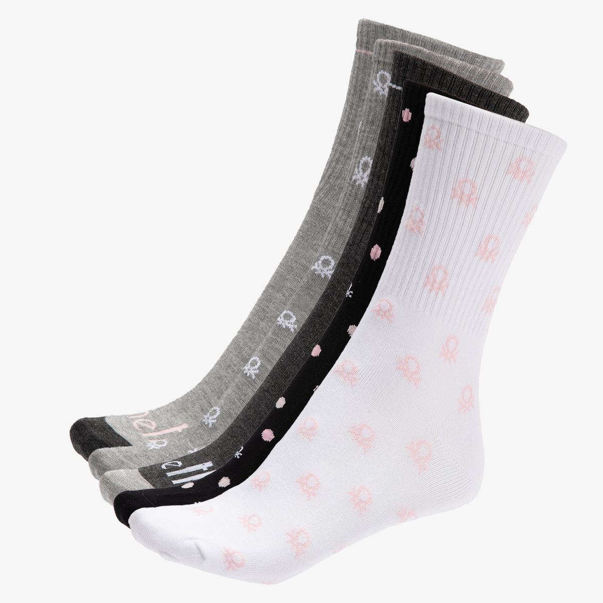 BENETTON - Pack de 5 Calcetines Mujer Benetton