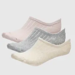 BLU - Pack de 3 Calcetines Mujer Medias Lisas