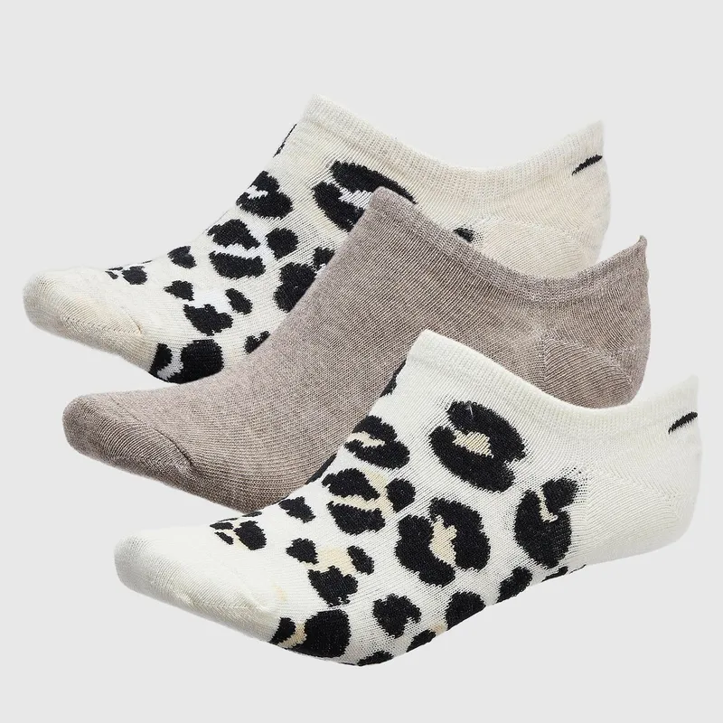 BLU - Pack de 3 Calcetines Cortos Blu Mujer Diseño Animal Print
