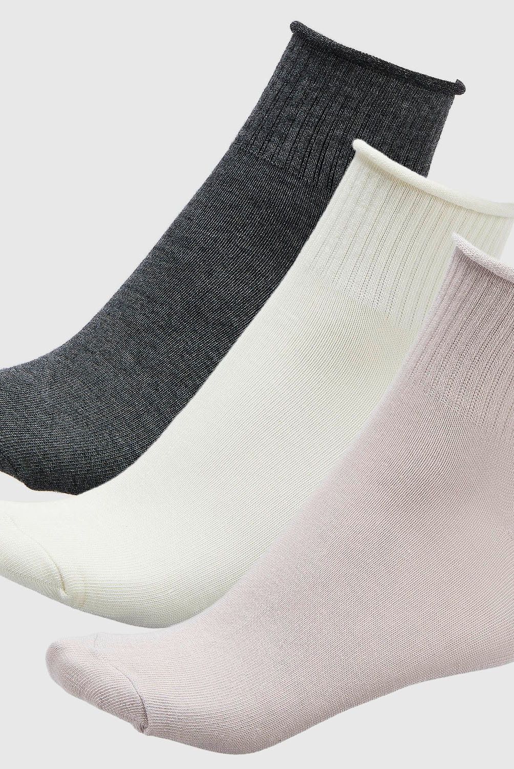 BLU - Pack de 3 Calcetines Mujer Blu