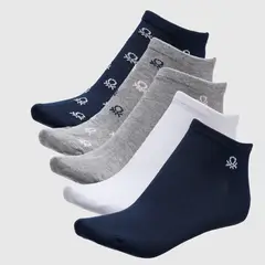 BENETTON - Pack de 5 Calcetines Mujer