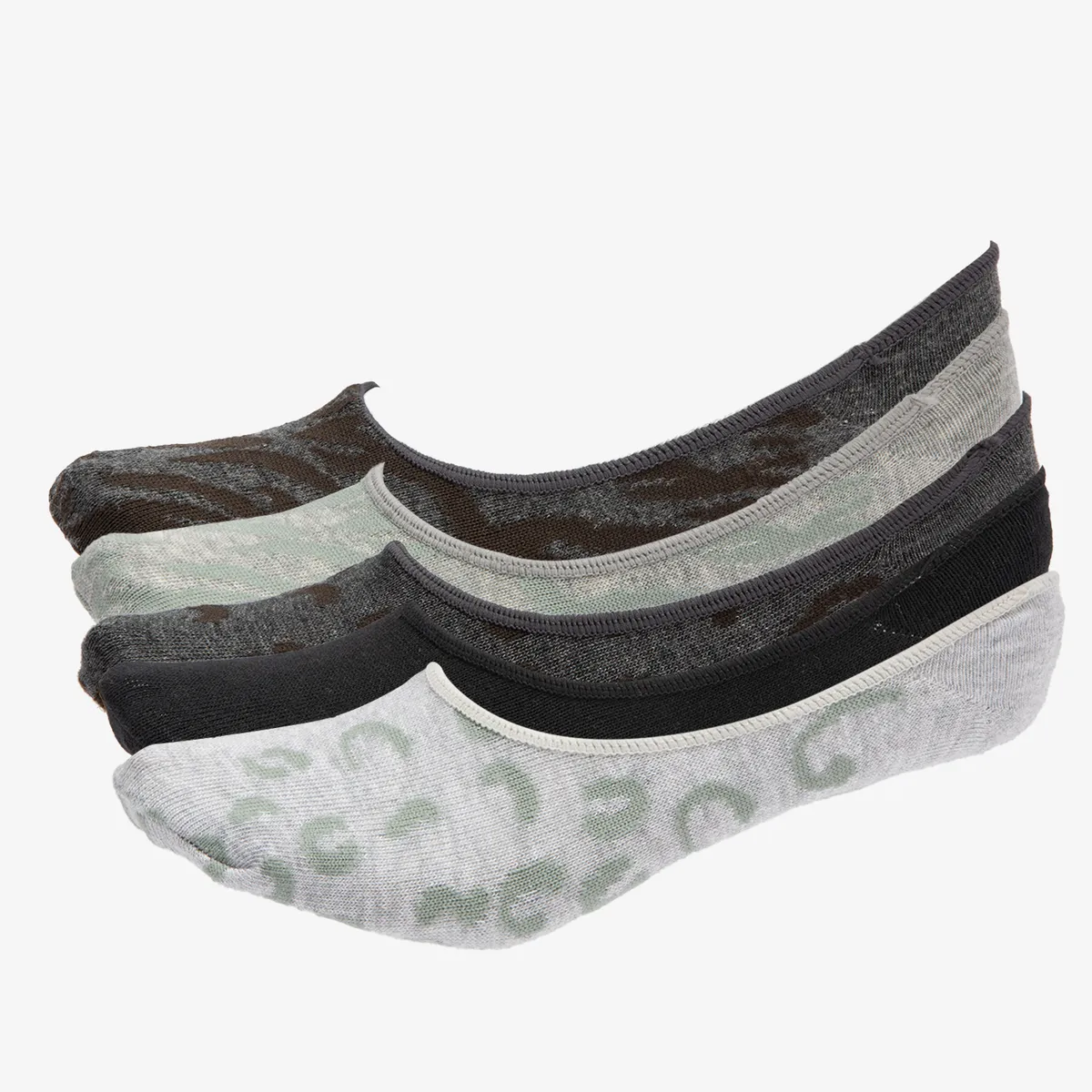 BLU - Pack de 5 Calcetines Cortos Blu Mujer Diseño Liso