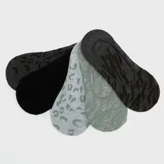 BLU - Pack de 5 Calcetines Cortos Mujer Diseño Liso