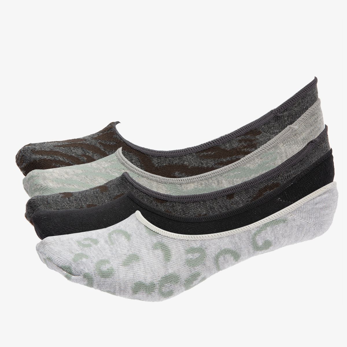 BLU - Pack de 5 Calcetines Cortos Blu Mujer Diseño Liso