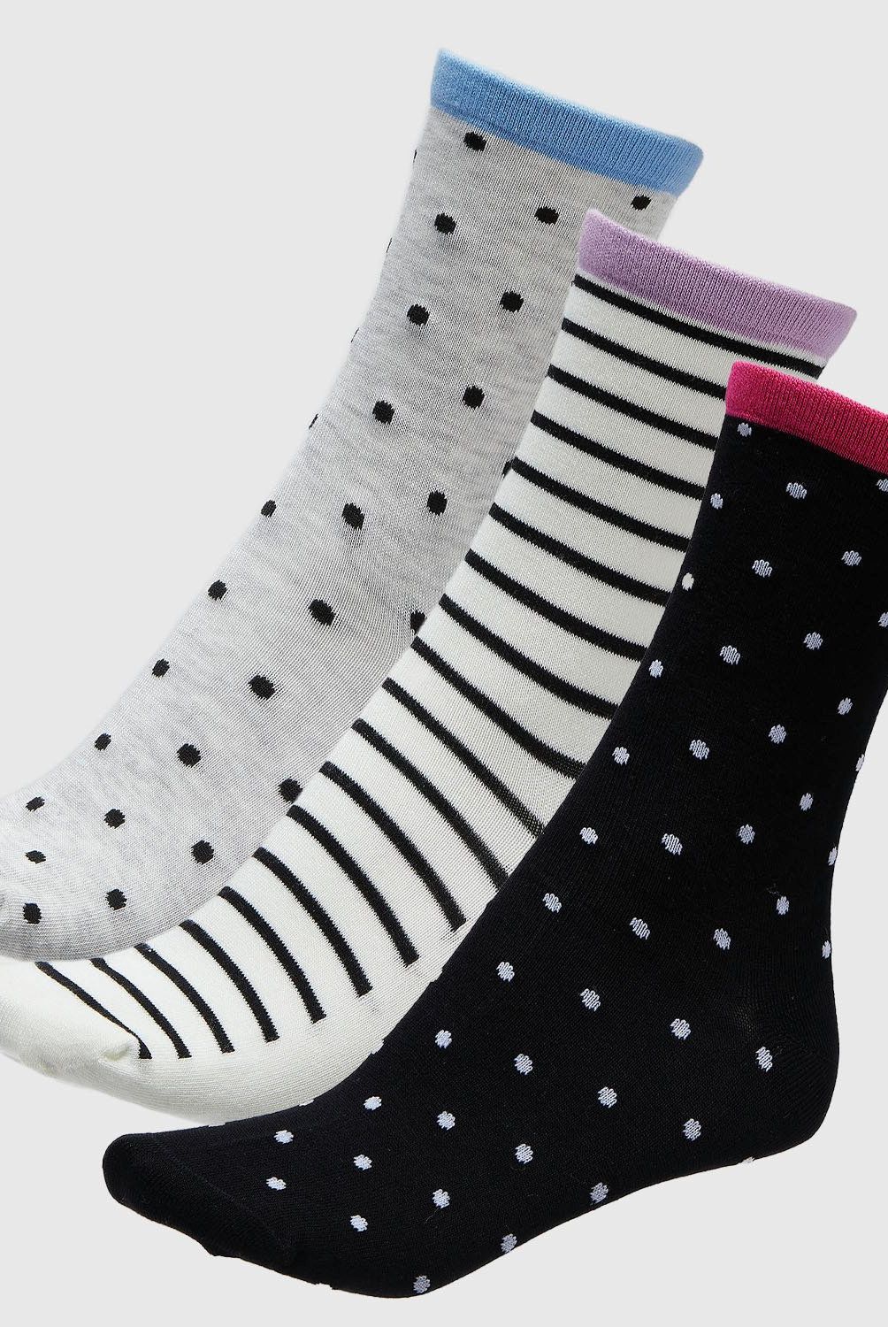 BENETTON - Pack de 3 Calcetines Mujer Benetton