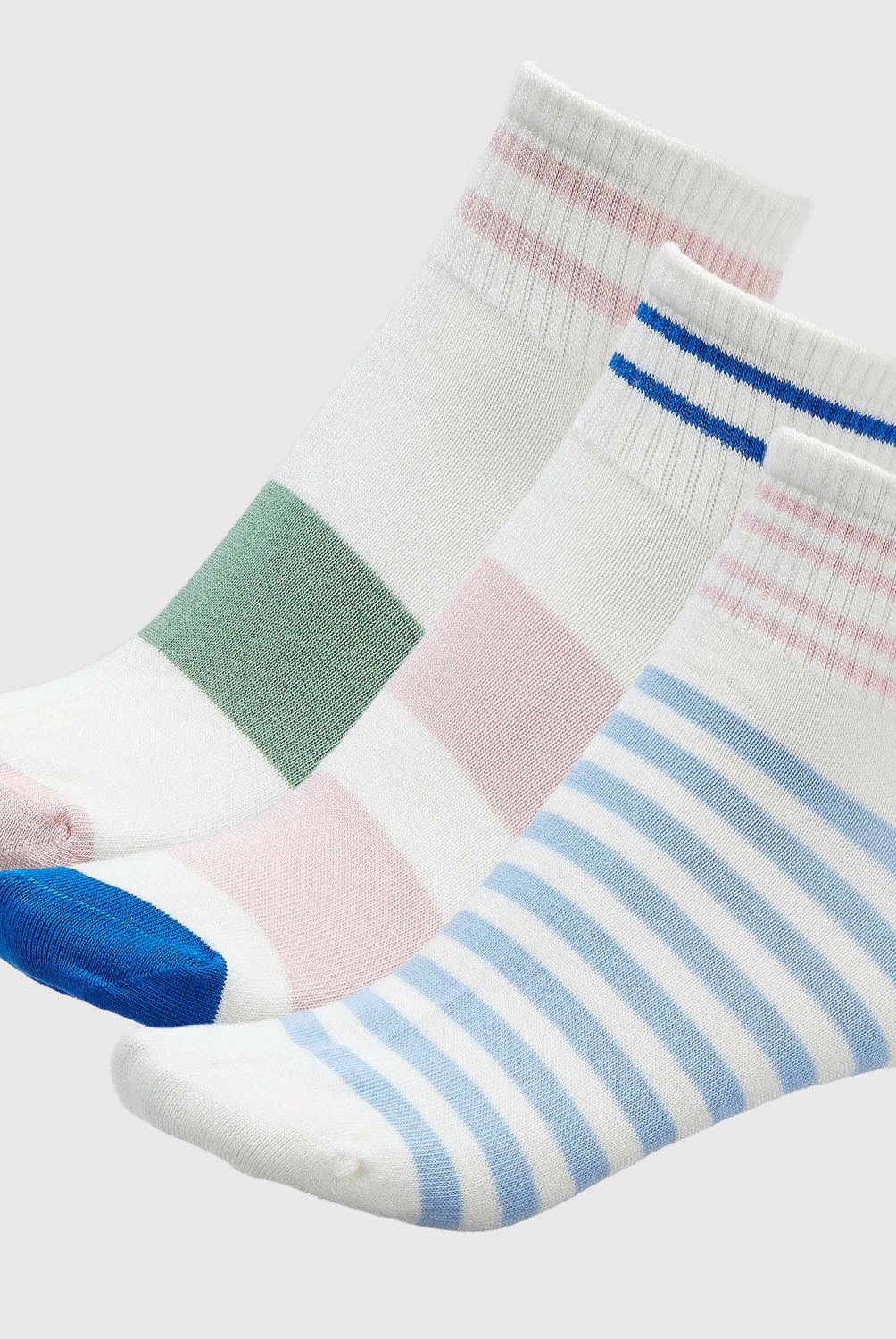 BENETTON - Pack de 3 Calcetines Mujer Benetton