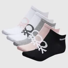 BENETTON - Pack de 5 Calcetines Mujer