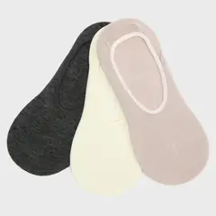 BLU - Pack de 3 Calcetines Mujer Diseño Liso