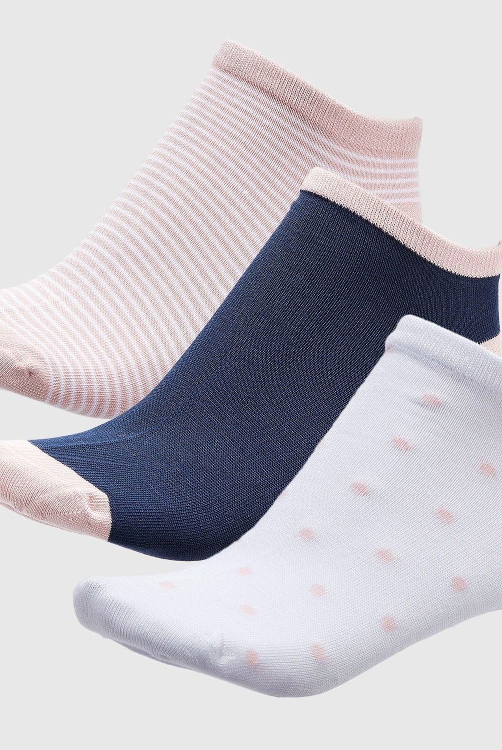 BENETTON - Pack de 3 Calcetines Mujer Benetton