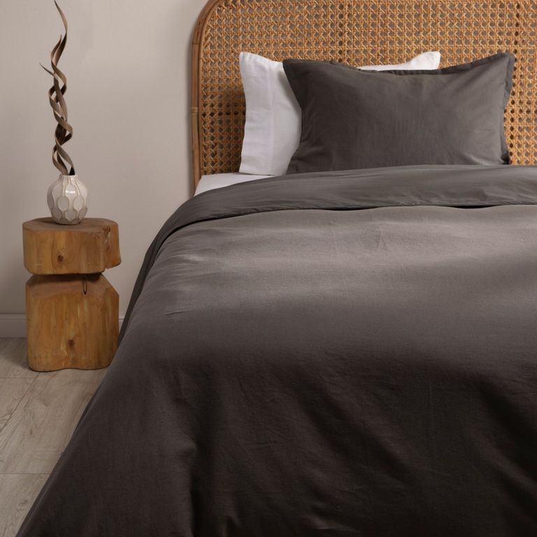 Funda Plumón Lino Con Fundas De Almohada