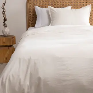 BASEMENT HOME - Funda Plumón Lino Con Fundas De Almohada