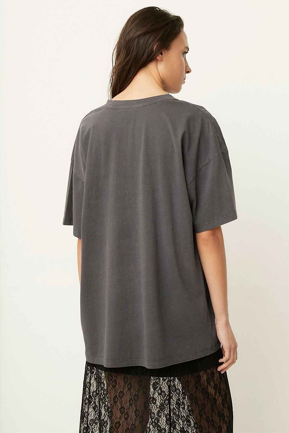 AMERICANINO - Polera Oversize Manga Corta Mujer Americanino Algodón