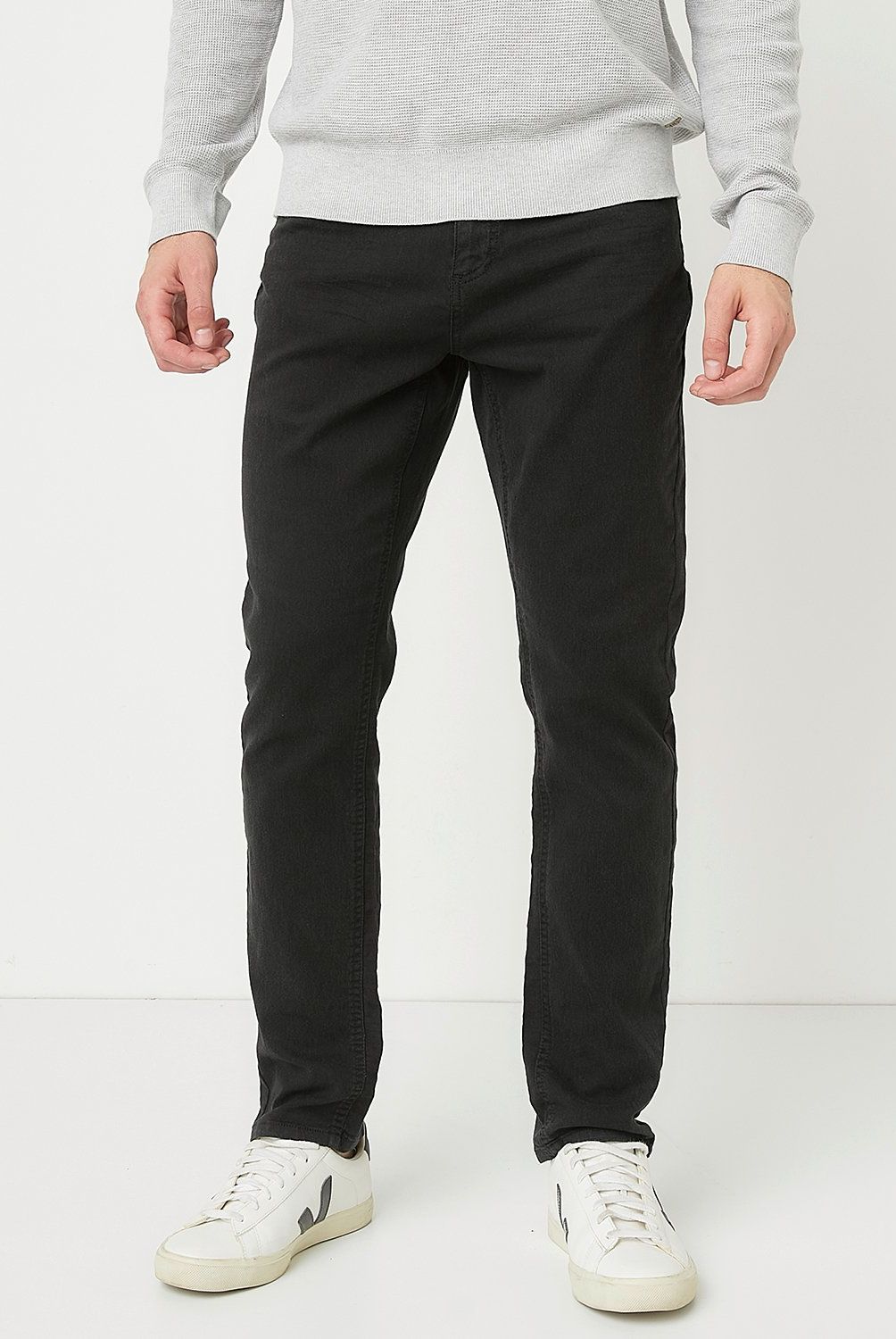 BASEMENT - Pantalón Basement Casual Slim Fit Hombre Algodón