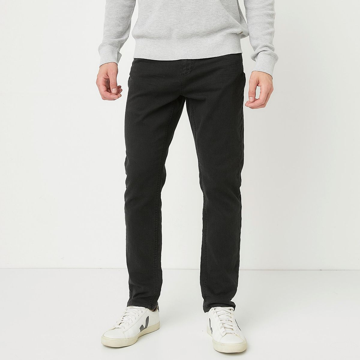 BASEMENT - Pantalón Basement Casual Slim Fit Hombre Algodón