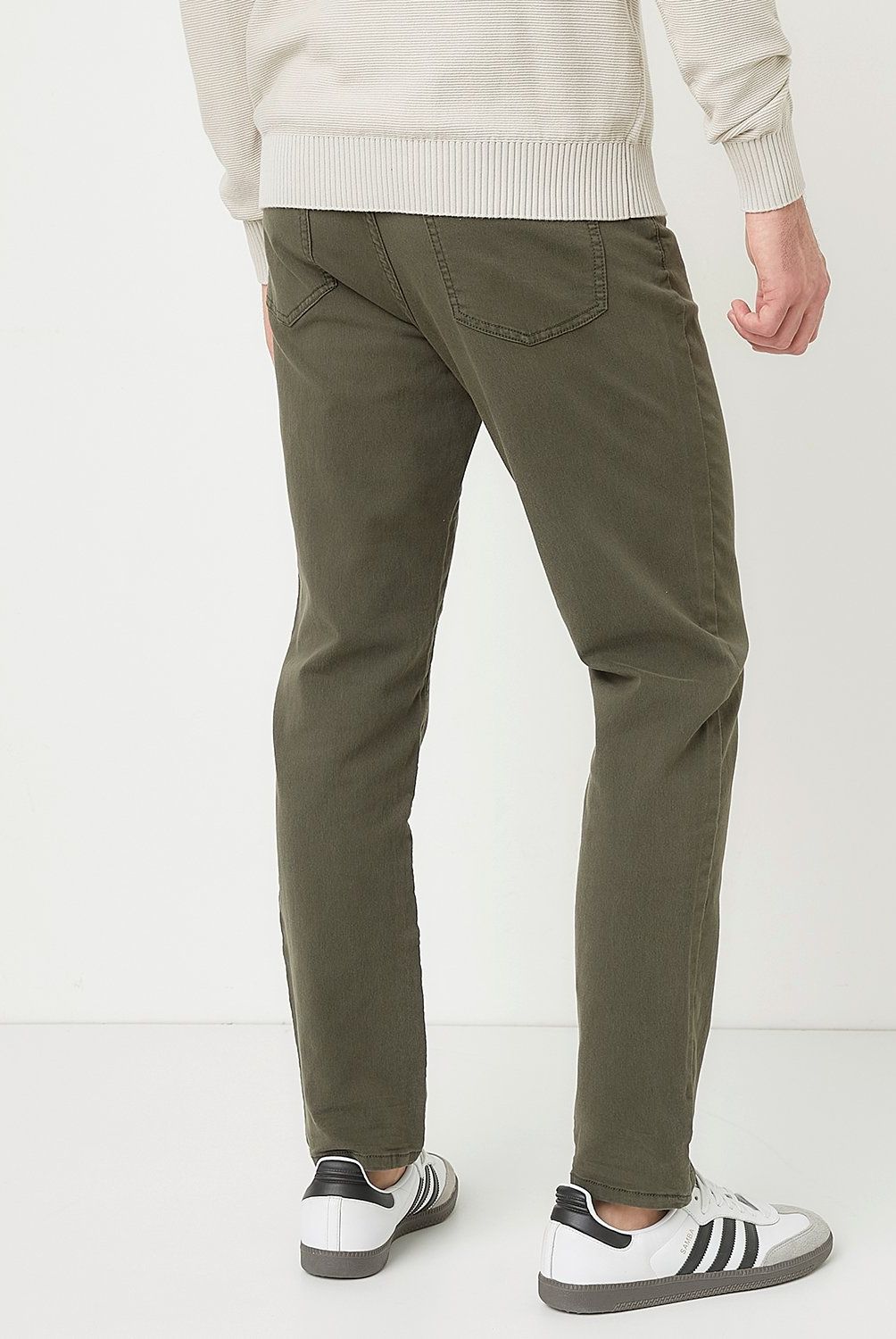 BASEMENT - Pantalón Basement Casual Slim Fit Hombre Algodón