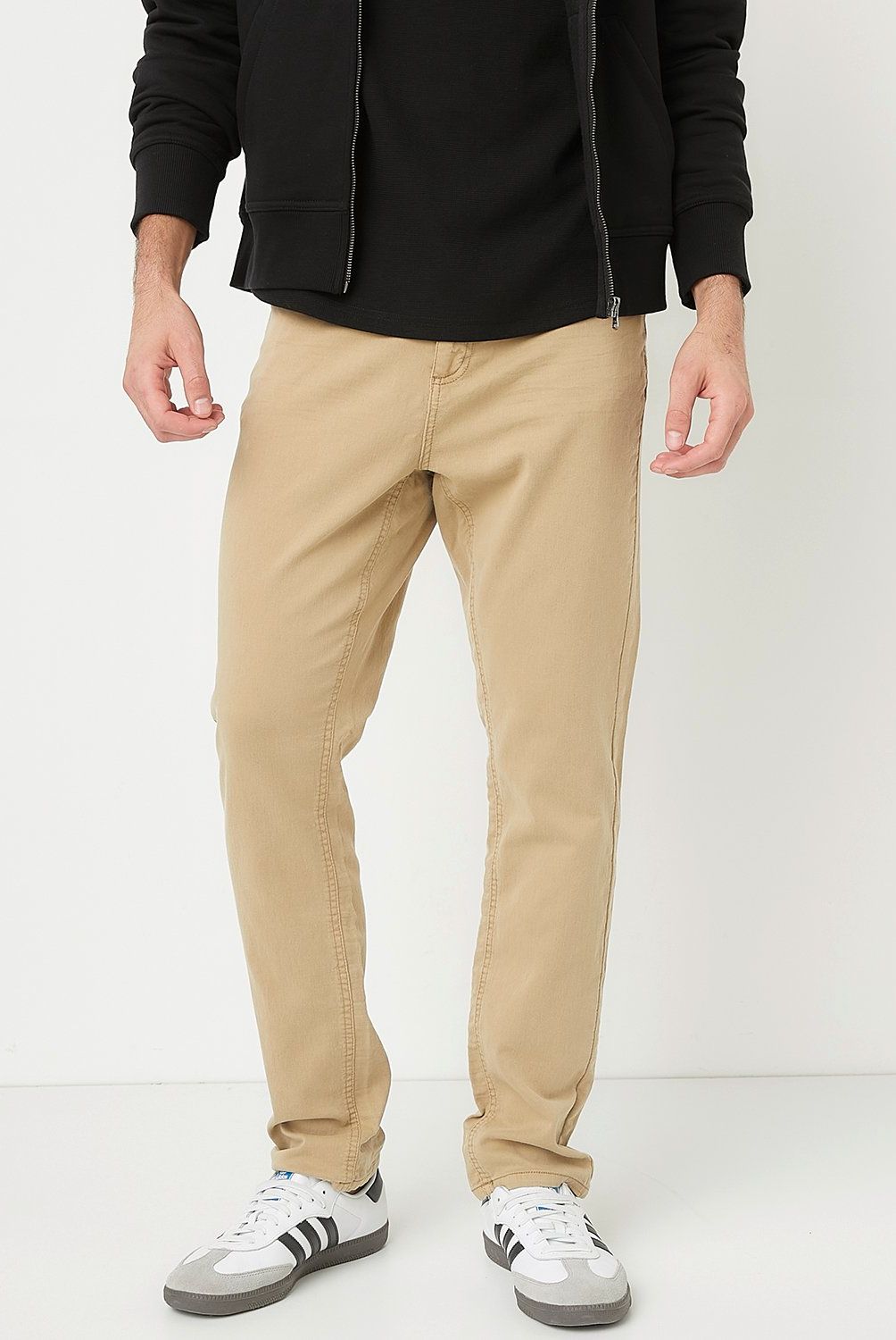 BASEMENT - Pantalón Basement Casual Slim Fit Hombre Algodón