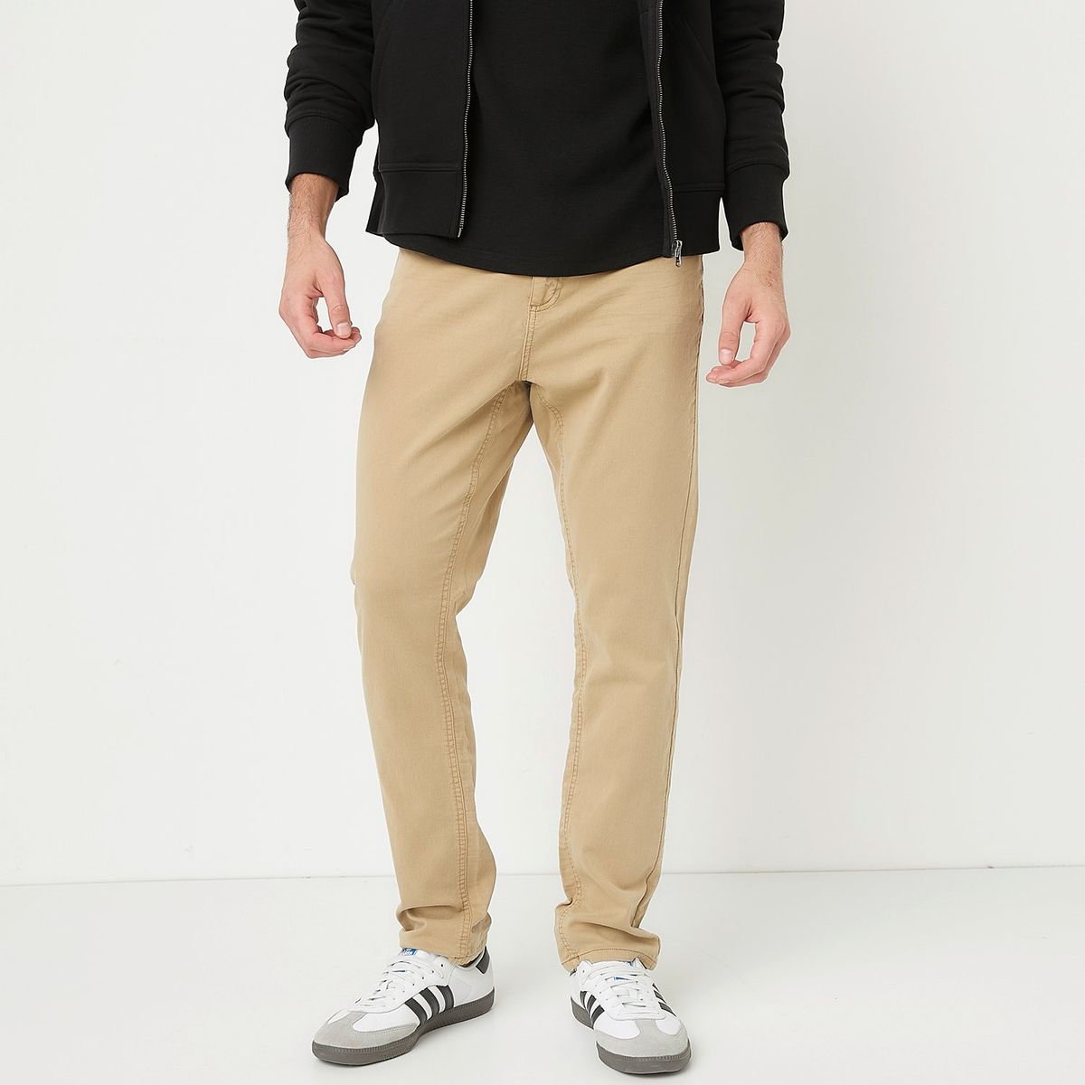 BASEMENT - Pantalón Basement Casual Slim Fit Hombre Algodón