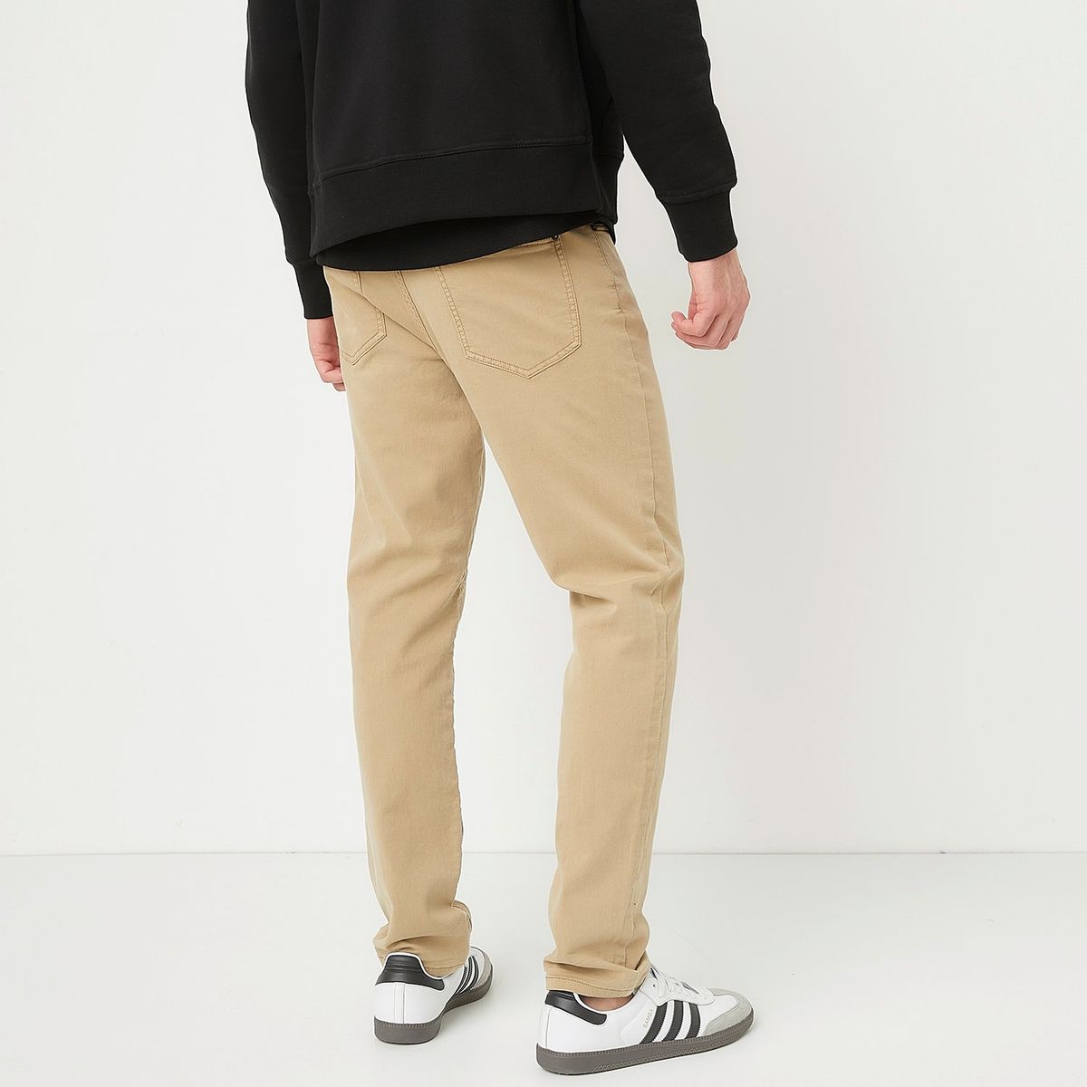 BASEMENT - Pantalón Basement Casual Slim Fit Hombre Algodón