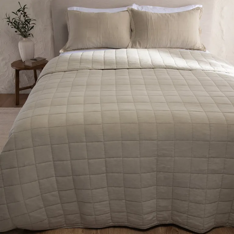 Cubrecama Liso Stone