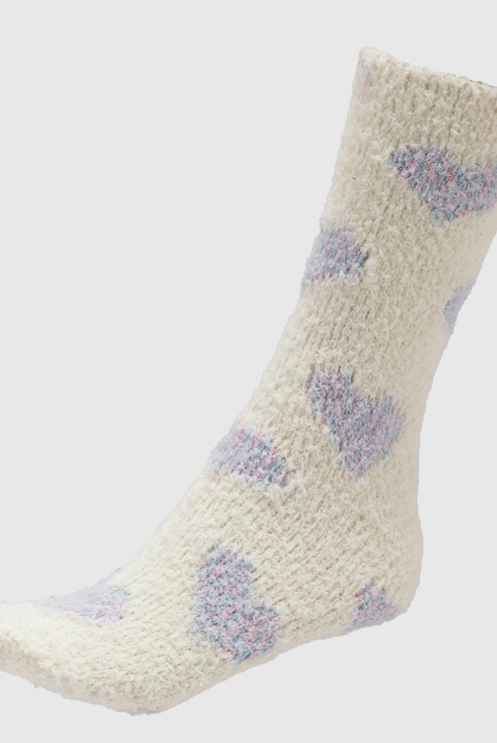 SYBILLA - Calcetines Mujer Sybilla Pack de 2 Medias Felpa Corazones