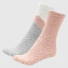SYBILLA - Calcetines Pack de 2 Medias Lisas Mujer
