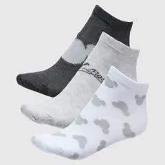 DISNEY - Pack de 3 Calcetines Mujer