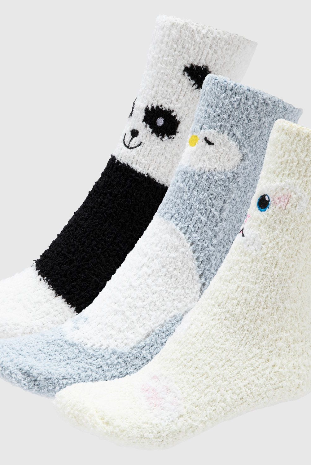 SYBILLA - Sybilla Pack de 3 Calcetines Medias Mujer Diseño Animales