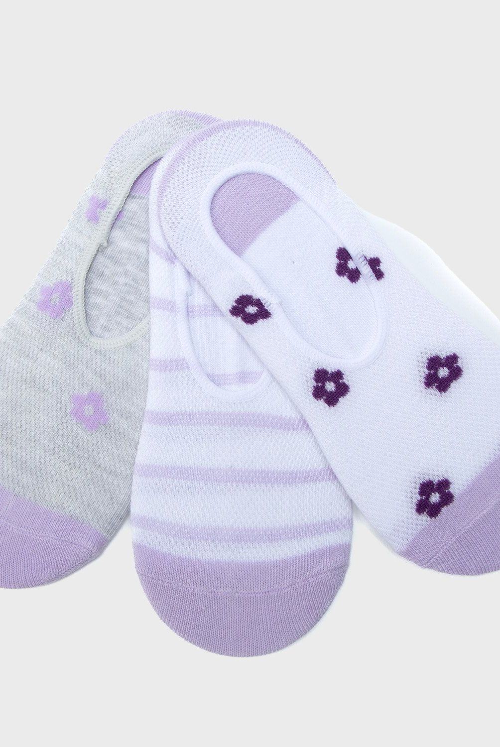 SYBILLA - Pack Calcetines Mujer Sybilla Invisibles Diseño Flores