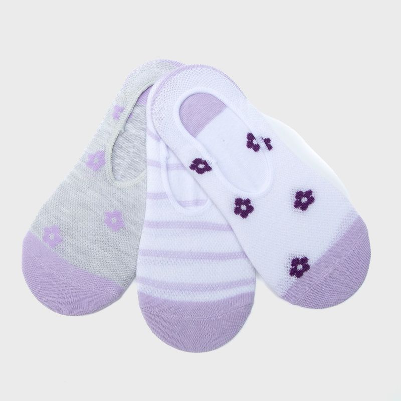 SYBILLA - Pack Calcetines Mujer Sybilla Invisibles Diseño Flores