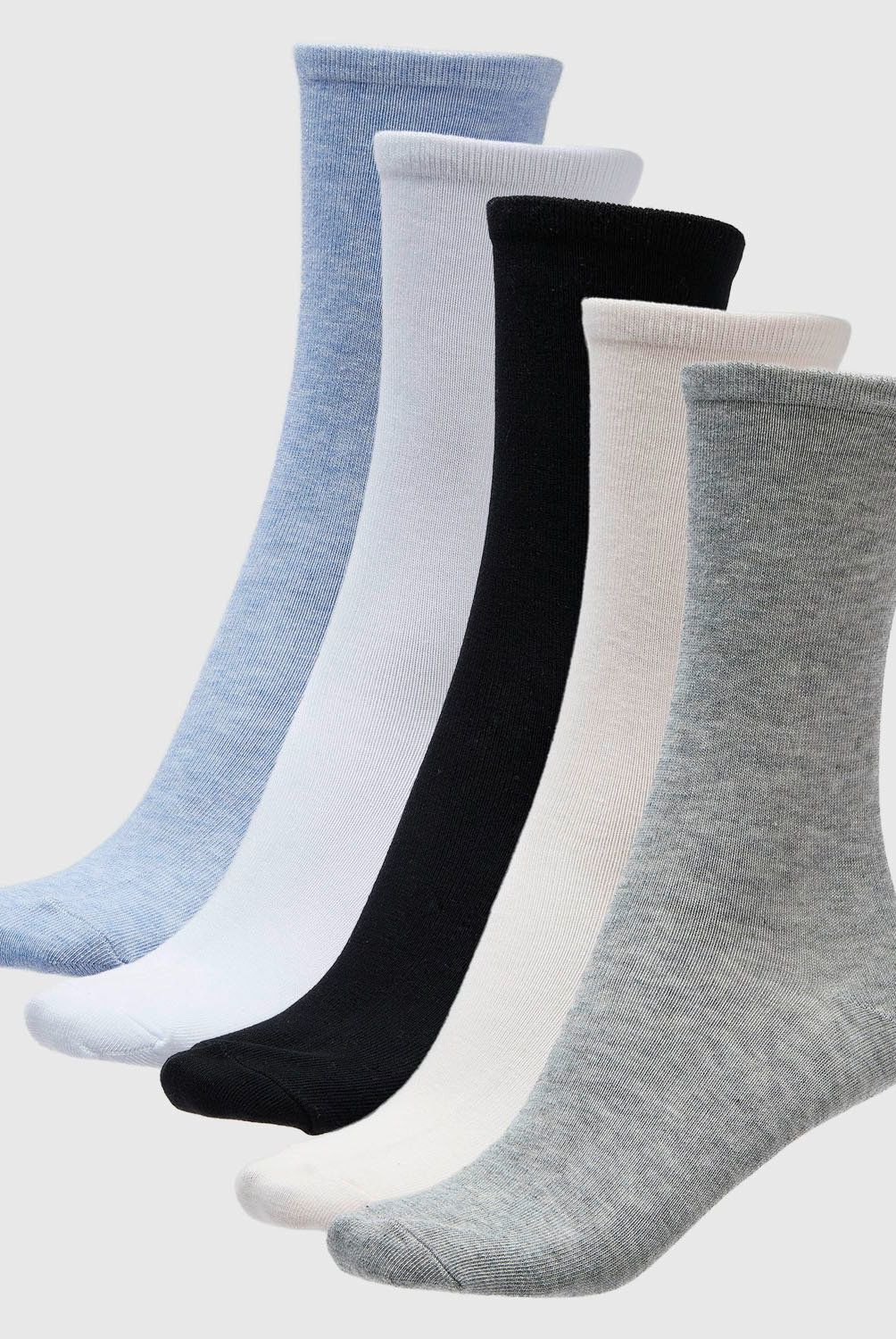BLU - Pack de 5 Calcetines de Algodón Mujer Blu Vestir