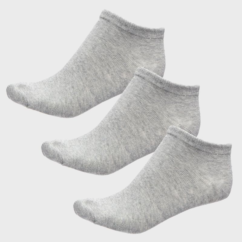 BLU - Pack de 3 Medias Tobilleras Blu Mujer Algodón Lisas