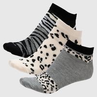 Pack de 3 Calcetines Cortos Diseño Mujer