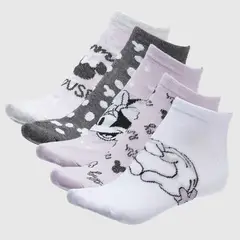 DISNEY - Pack de 5 Calcetines Mujer