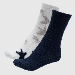 SYBILLA - Pack 2 Calcetines Mujer Medias Lisas