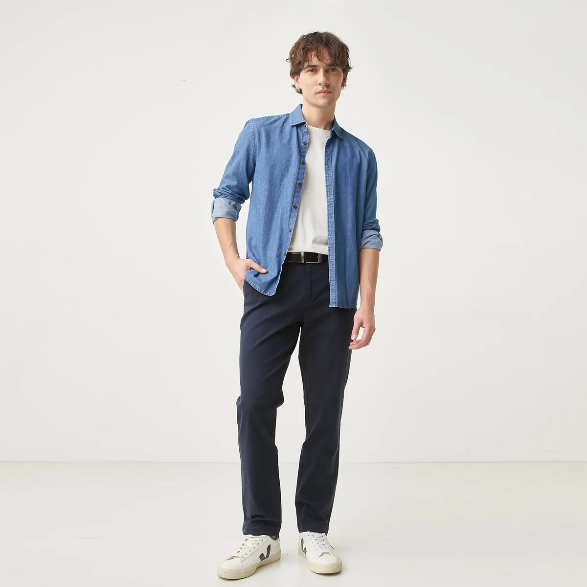 BASEMENT - Pantalón Chino Slim Fit Hombre Basement