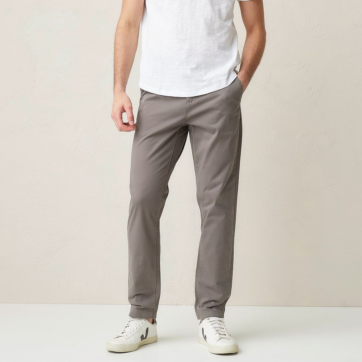 BASEMENT - Pantalón Chino Basement Slim Fit Algodón Elastano Hombre