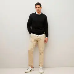 WOLF&HANK - Pantalón Chino Hombre Slim Fit Algodón