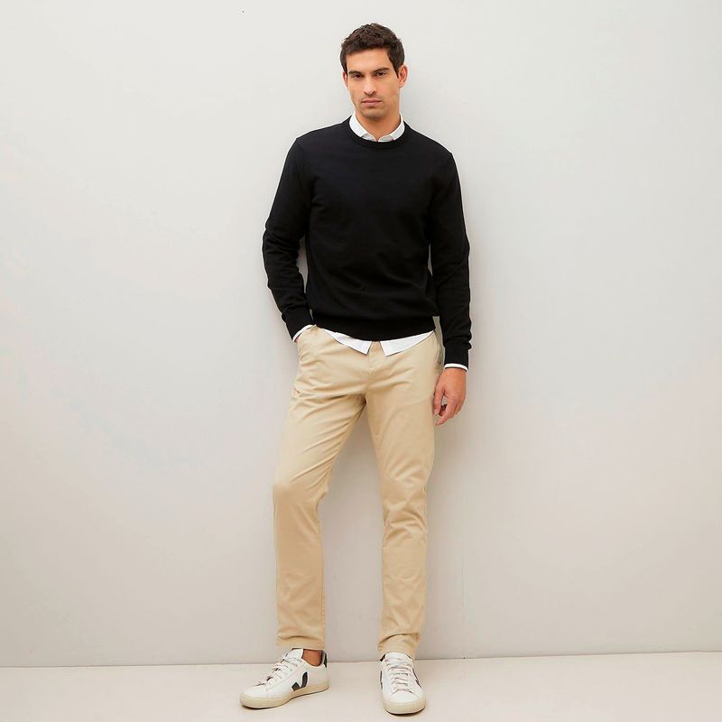 WOLF&HANK - Pantalón Chino Hombre Wolf&Hank Slim Fit Algodón