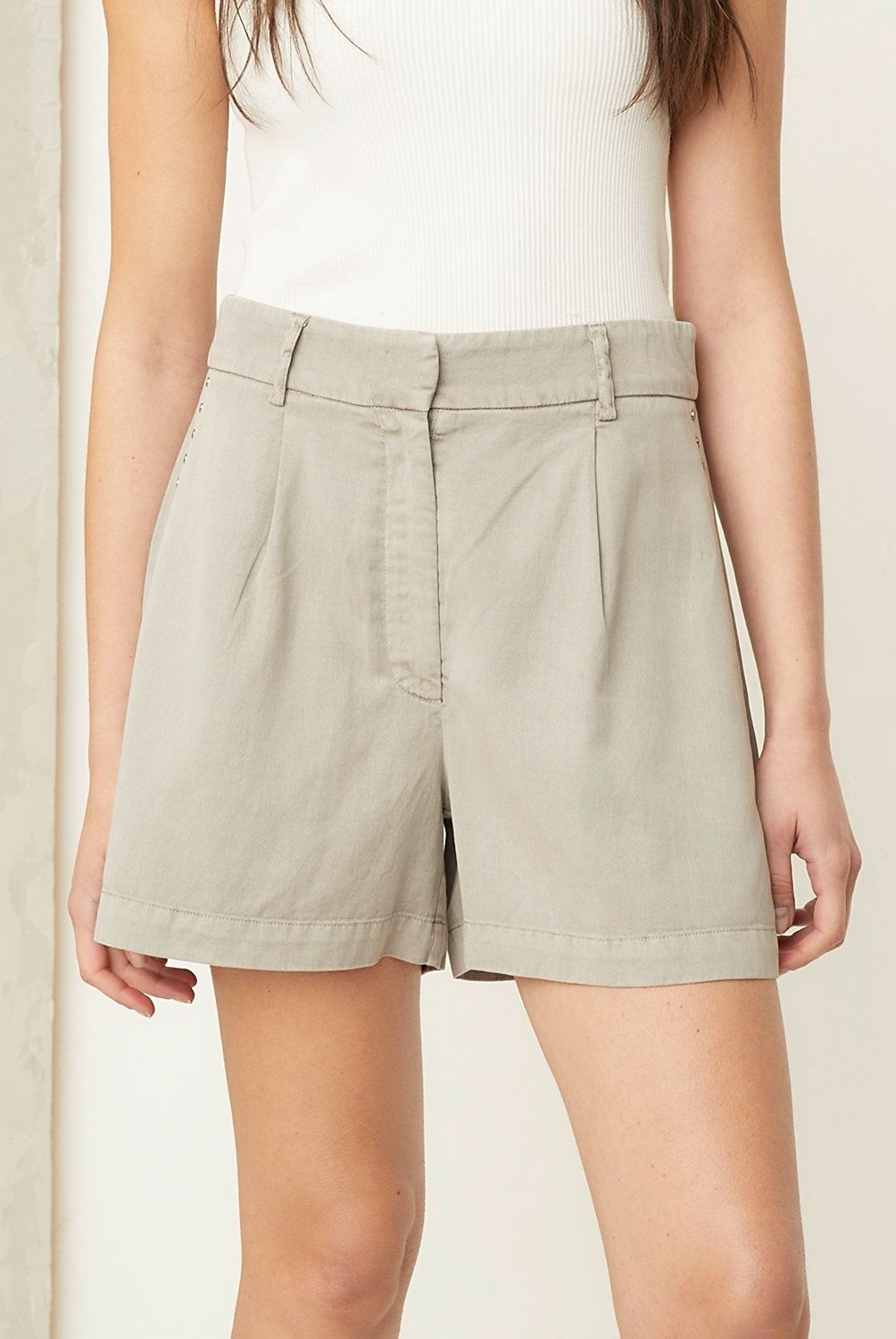 AMERICANINO - Bermuda Americanino Tencel Mujer Estilo Casual