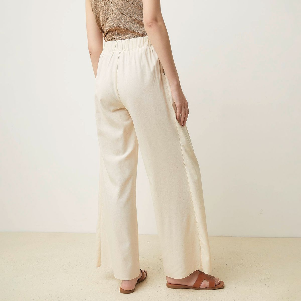 APOLOGY - Pantalón Palazzo Tiro Alto Mujer Apology Por Pampita