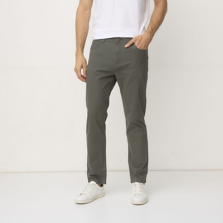 Pantalón Chino Slim Fit Algodón Hombre