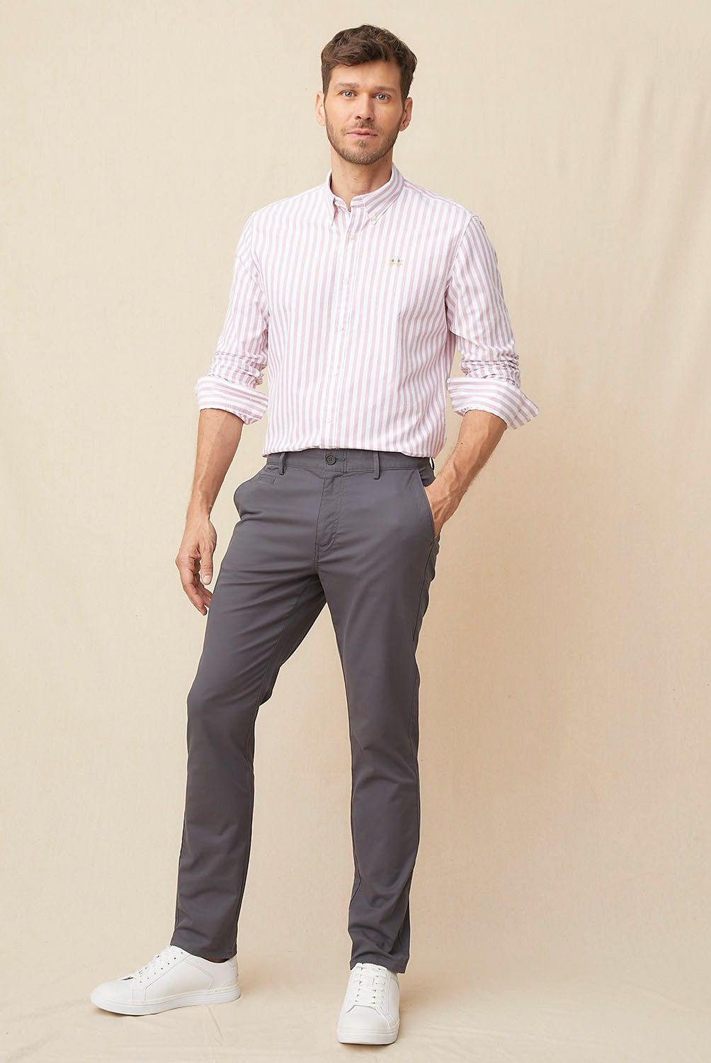 LA MARTINA - Pantalón Chino Slim Fit Hombre La Martina