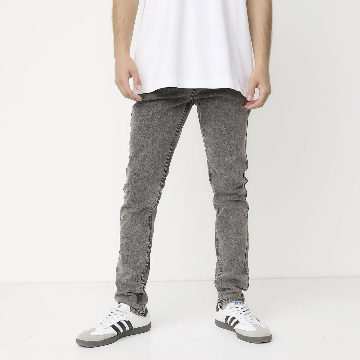 BEARCLIFF - Jeans Bearcliff Super Skinny Fit Hombre Algodón Stretch