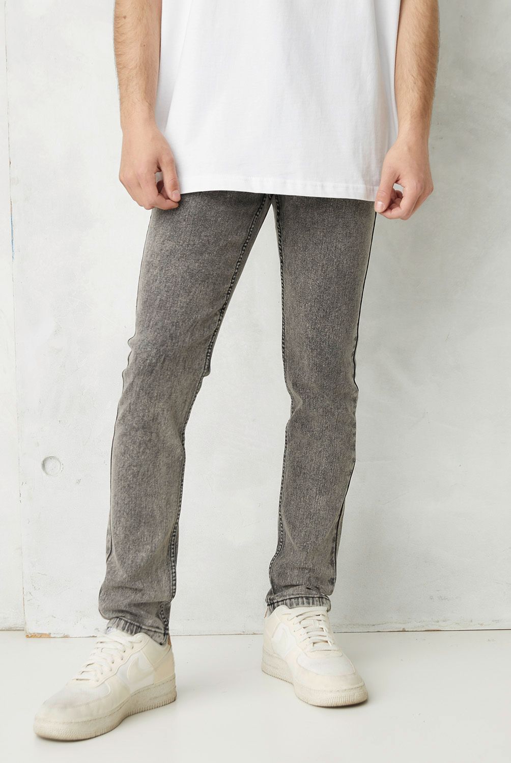 BEARCLIFF - Jeans Bearcliff Super Skinny Fit Hombre Algodón Stretch